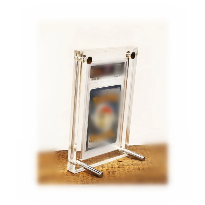 single pokemon card frame Trading Keep Out Of Reach Of Children. Framed Display for (2) PSA