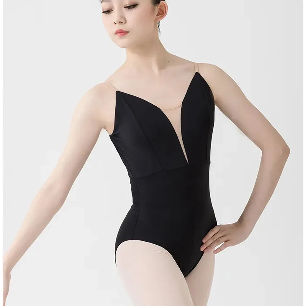 Wholesale 2023 Black Leotard Ballet Aerialist Practice Dance Costume