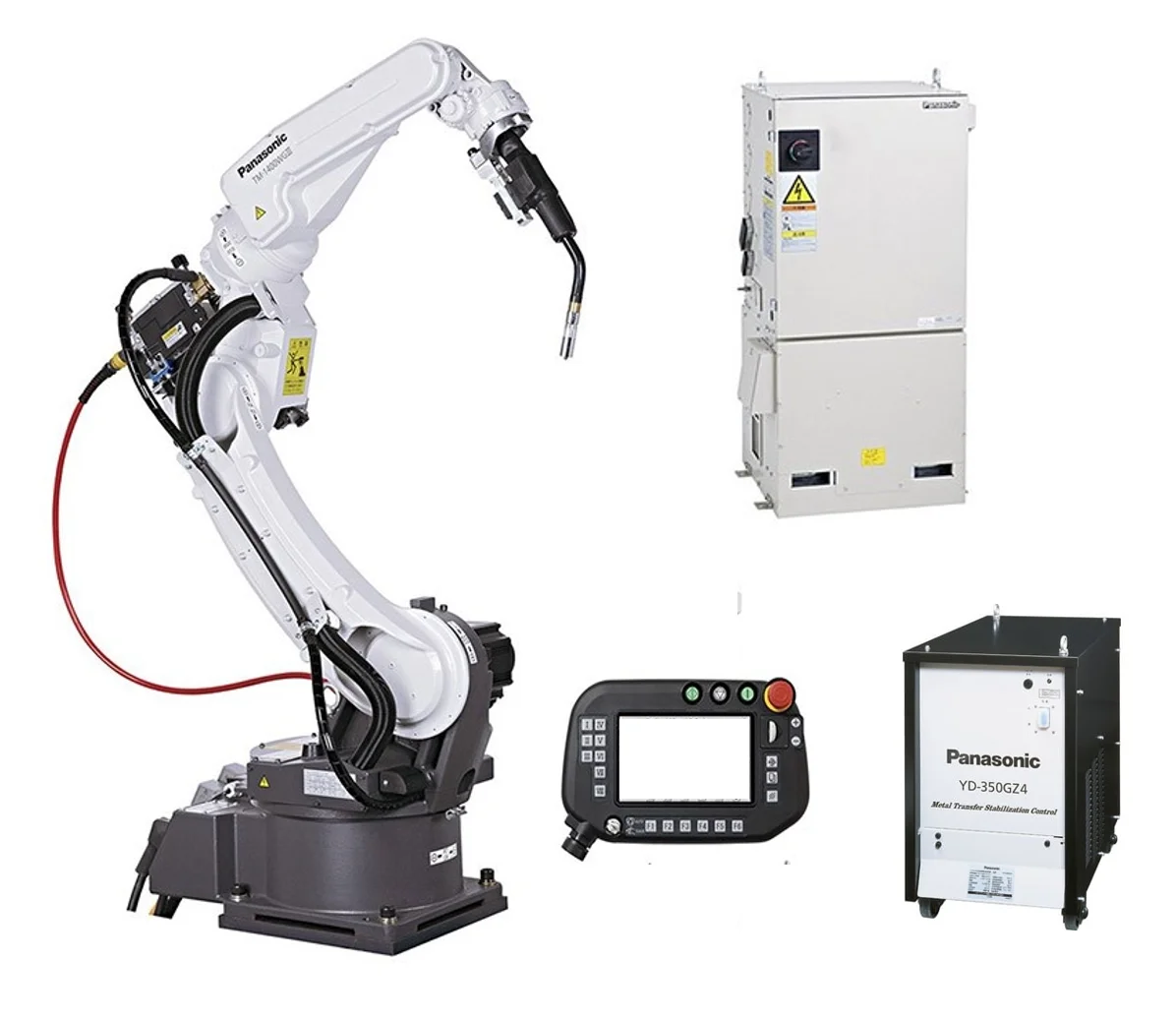 Automatic 6 Axis Second Hand Welding Robot with the Welding Machine and Its Controller