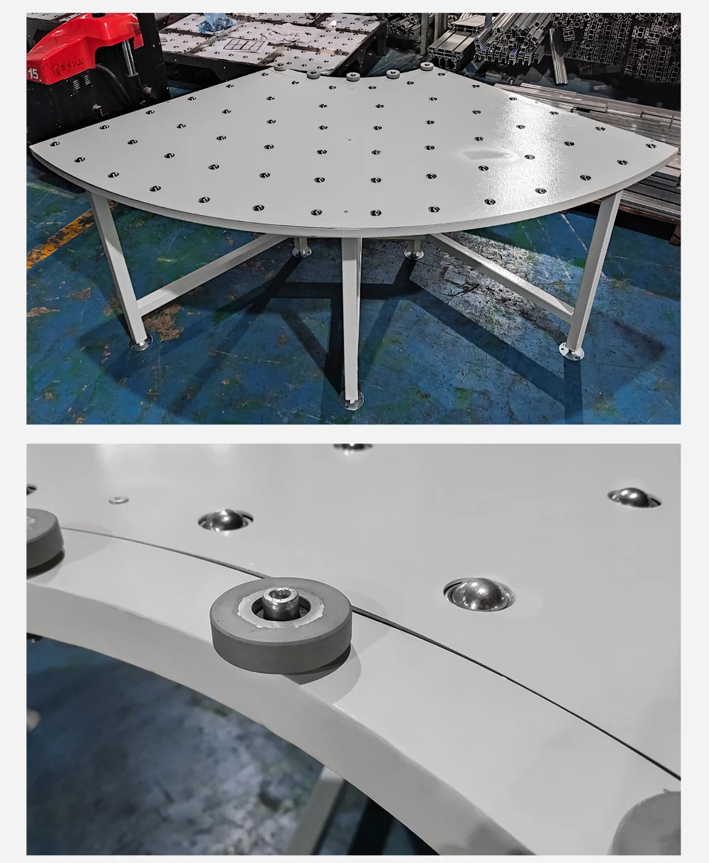 Warehouse load-bearing stainless steel ball transfer platform details