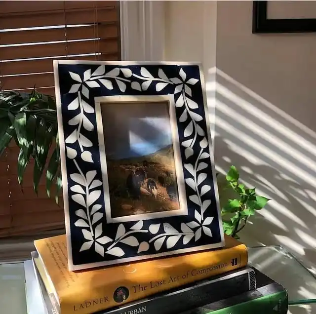 High Quality Bone Inlay Photo Frame For Home And Family Photo For Sale