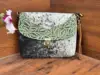 Brown With Green Embossed