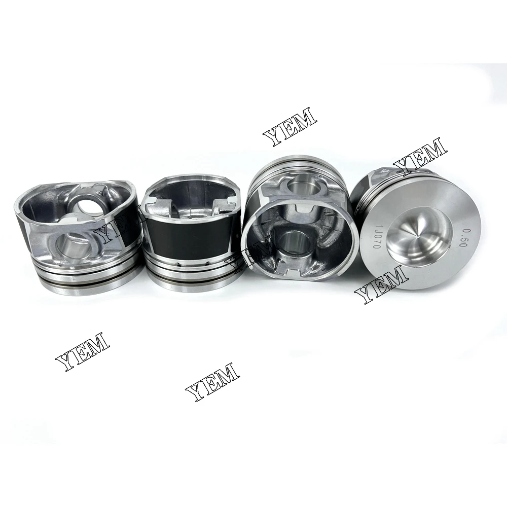 V1505 Engine Piston Kit 1J070 +0.5 for Kubota