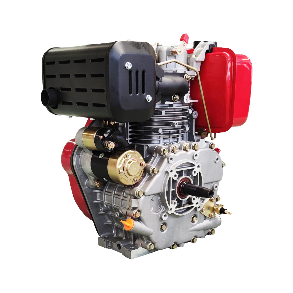Small 186f 186fa Electric Start Single Cylinder 13hp Motor Diesel Machinery Engines