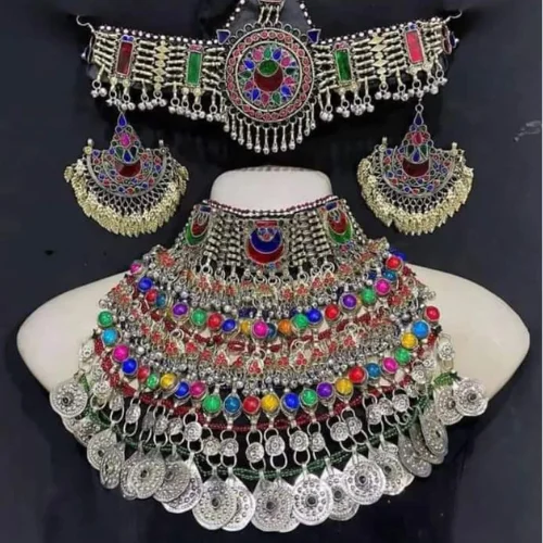 Afghan Tribal Kuchi Handmade Jewelry Set In Different Grades And Prices