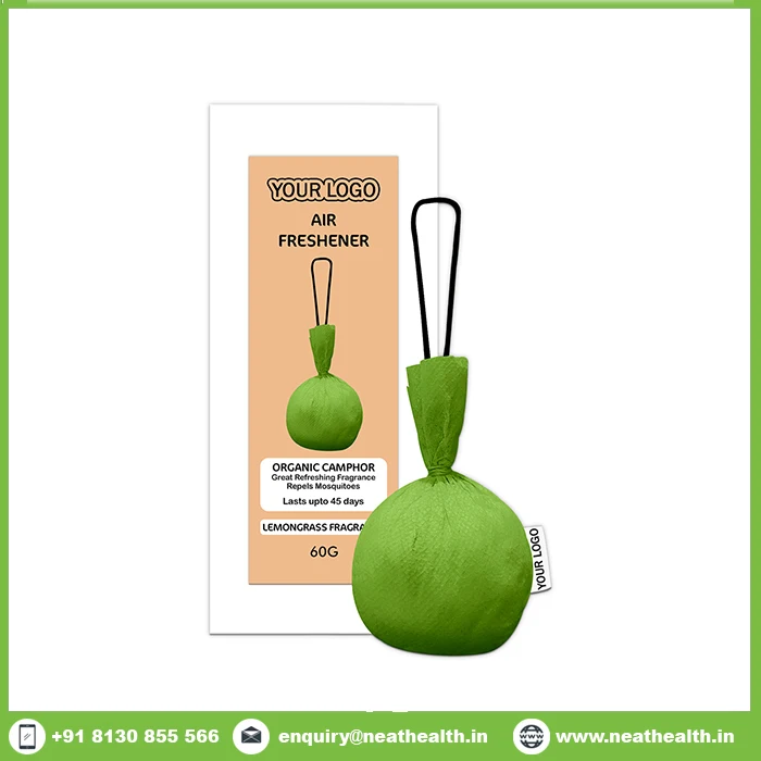 Luxury Car Air Freshener Camphor Cone Lemongrass Fragrance Air