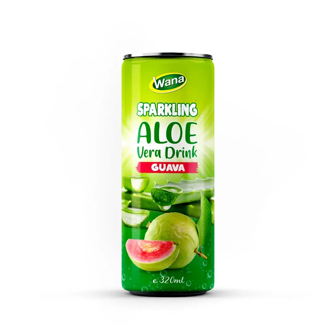 Grohandel 320ml Qualittsgesicherter Aloe Vera Passionsfrucht-Saft  Geschmack Dosengetrnk Sprudelndes Erfrischungsgetrnk Gesund Sterilisiert  Halal