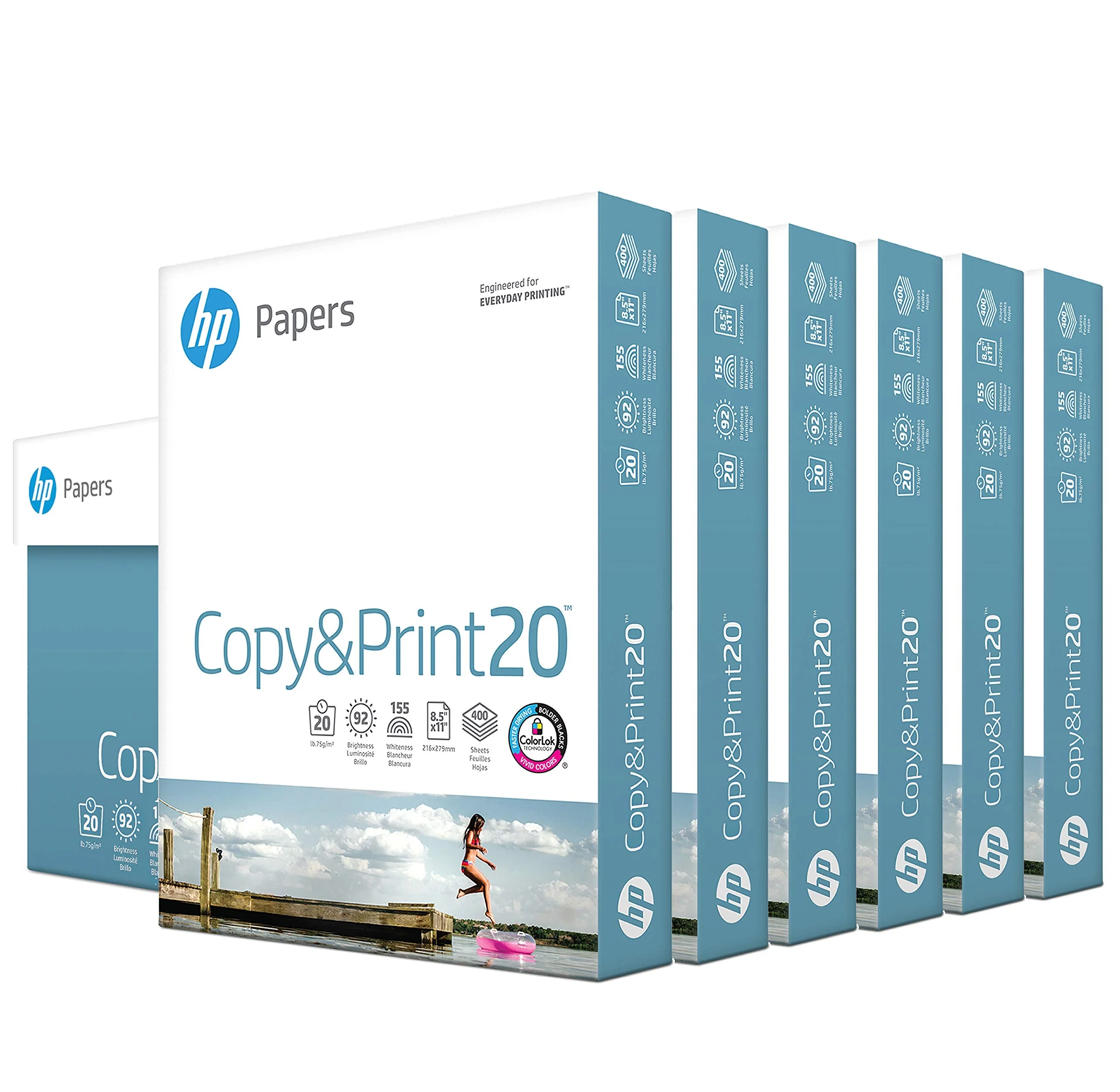 Factory Sale Hp A4 Copy Paper | Wood Pulp A4 70 80gsm Smooth High Brightness White A4 Office Paper | Hp Printer Paper