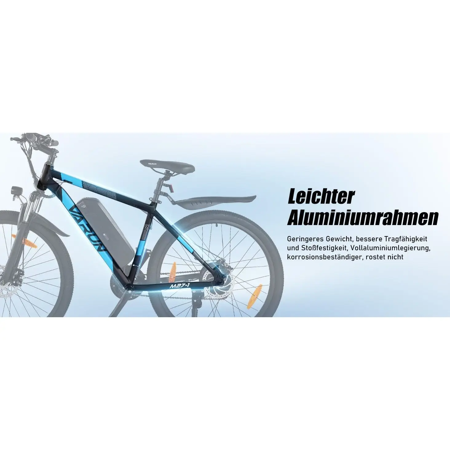 VARUN M27 Elektrofahrrad 27.5 * 1.95 Zoll Tire, 48V 13AH elektrisches Mountainbike