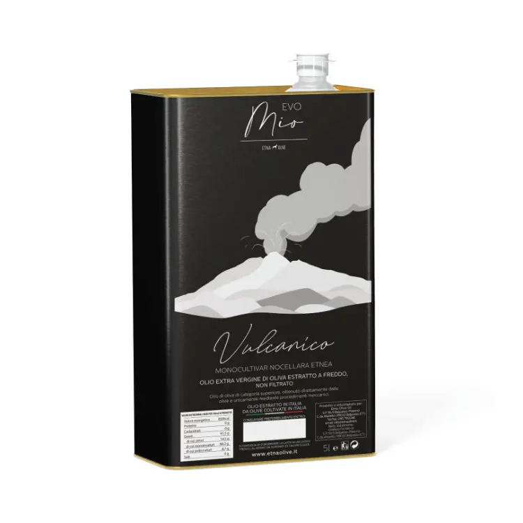 Оливковое масло высшего качества из вулканической почвы-уникальный вкус и богатые питательные вещества-5 л олова