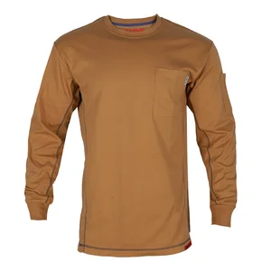 Construction Work Wear Fire Resistant Fr Shirts Clothing Industrial Breathable Flame Resistant Lightweight Fr Clothing Shirts