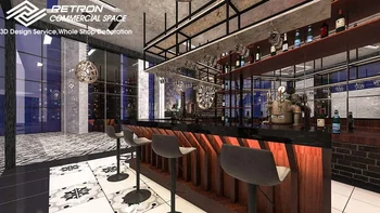 Customized Bar Counter Design Commercial Cocktail Bar Counter