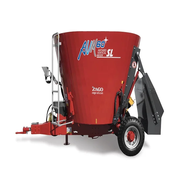 1 Ton Small Vertical Animal Feed Mixer Vertical Poultry Feed Grinder