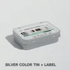 สีเงินดีบุก + ฉลาก