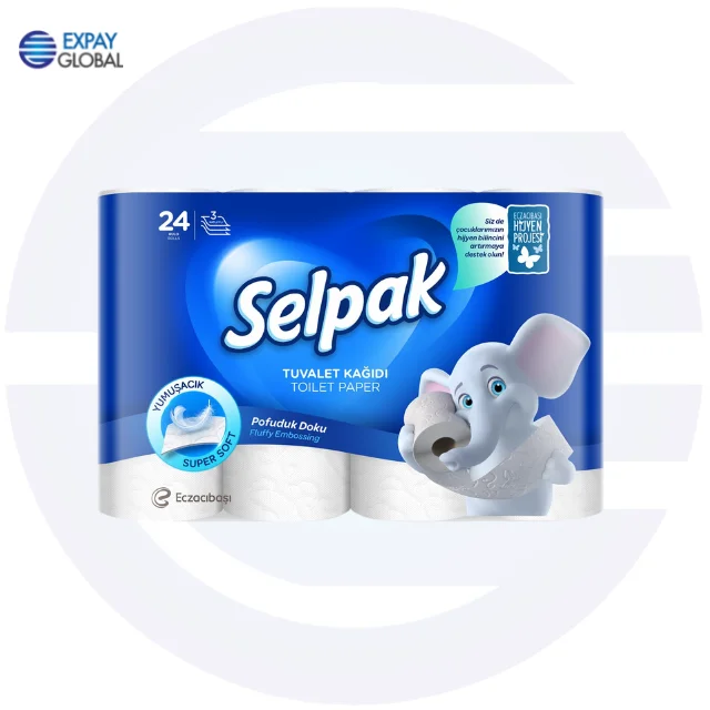 For Selpak Toilet Papers 3 Ply 24 Rolls Original Products All Kinds