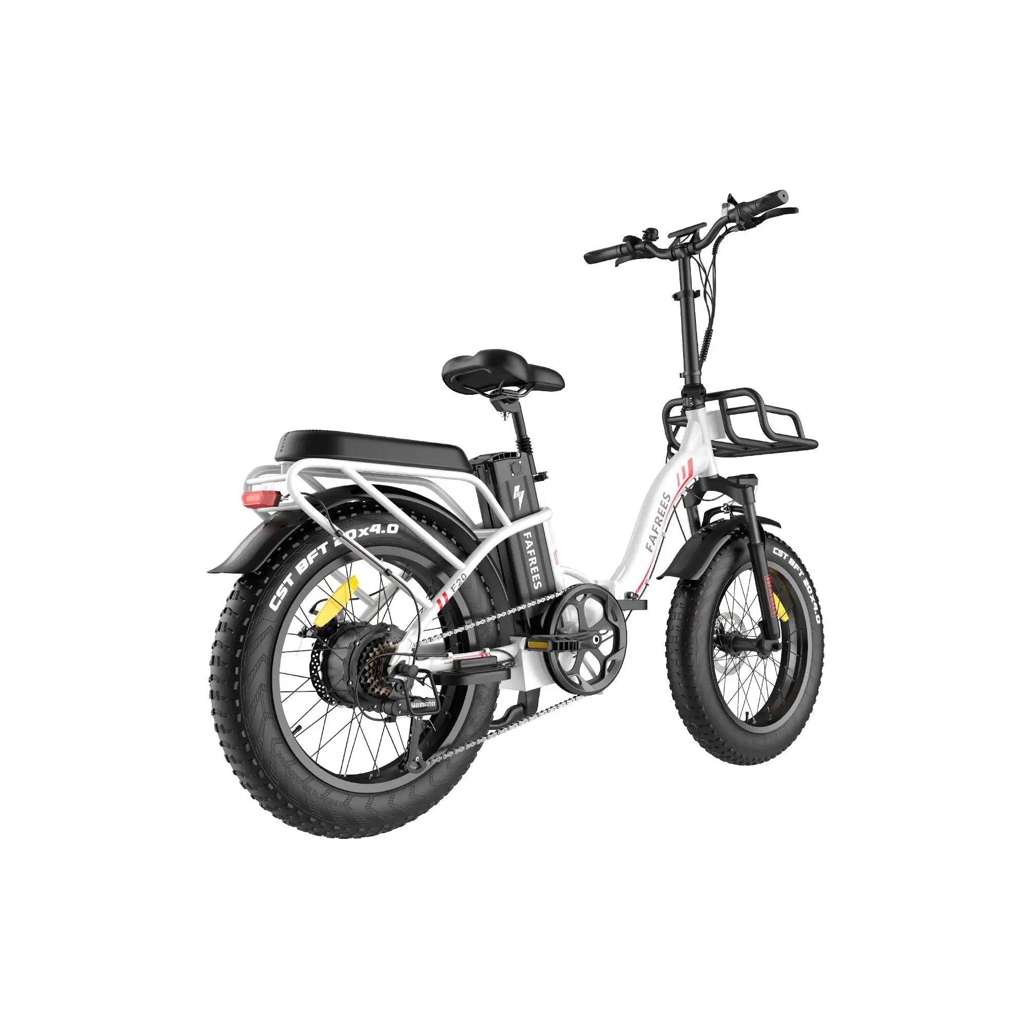 Fafrees F20 Max Electric Folding Bike with Integrated 7-Speed Lithium Battery Aluminum Alloy Frame Free Shipping UK Product