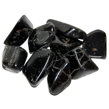 Buy Premium Quality Natural Black Tourmaline Tumbled Stone For Garden Decoration Wholesale Prices Stone Supplier