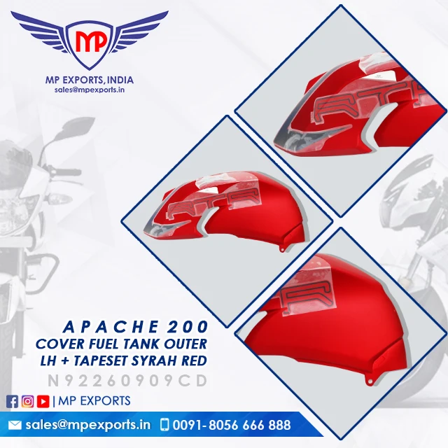 Petrol Tank Apache 200 4v Spare Parts Rtr 200 4v Apache Rtr 160