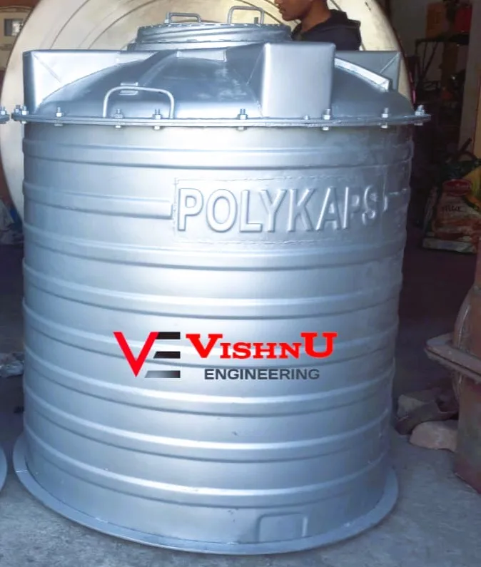 Горячая продажа высококачественных вертикальных водонапорных баков из ротоформованного пластика и стали для домашнего использования