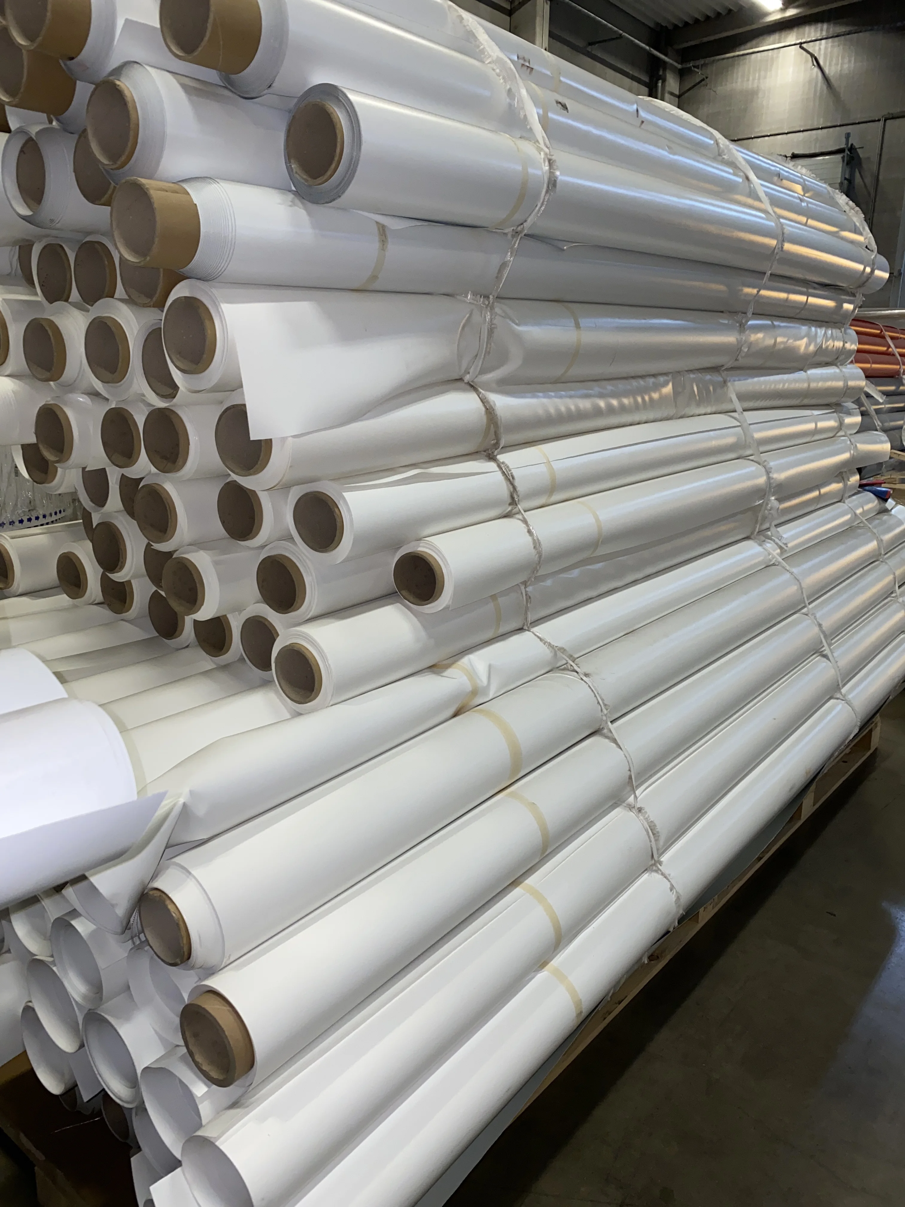 PVC Tarpaulin Roll Color Waterproof Bache Fabric Wholesale Stock Lot 450 Gsm - 900 Gsm for Truck Tent