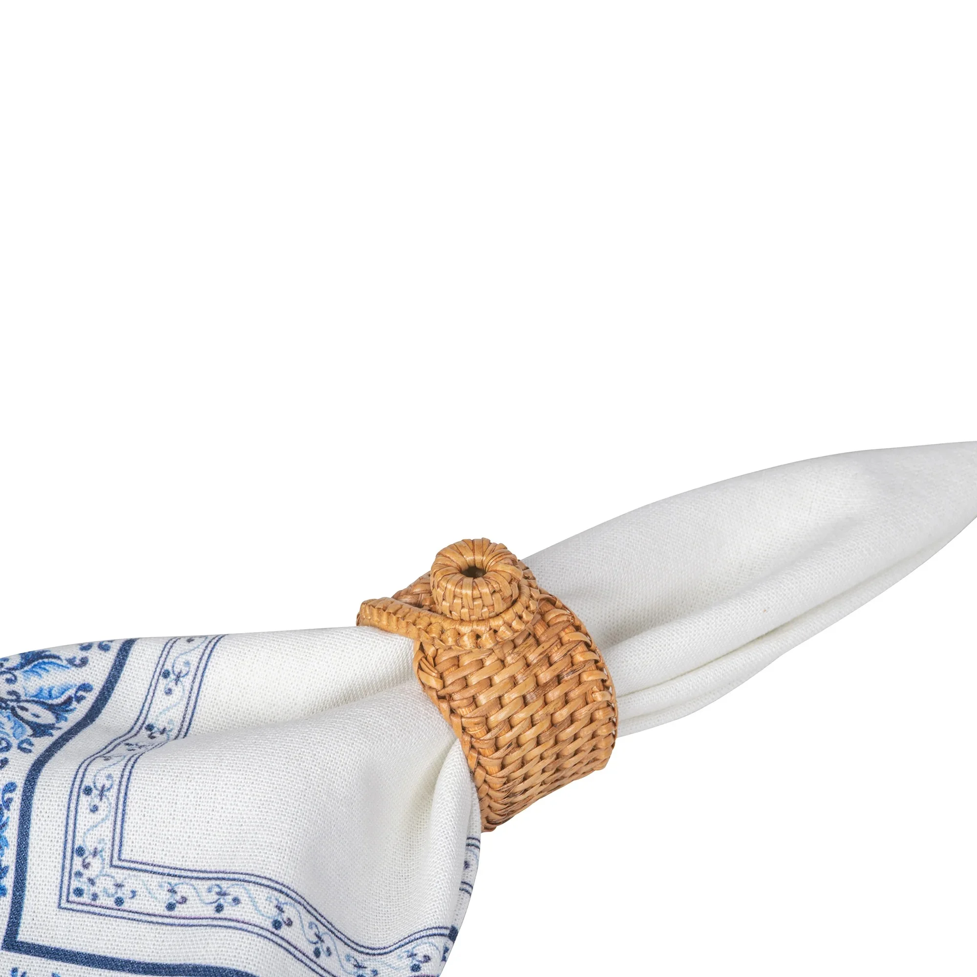 Set Of 4 Rattan Napkin Rings From Vietnam Buy Napkin Rings,Napkin
