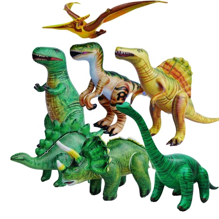 7 Pack Inflatable Realistic Mini Dinosaur Sets Inflatable Toy For Party ...