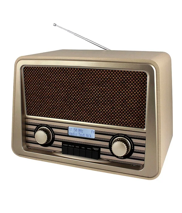 DAB-15 Retro Wooden Home Radio DAB+ & FM Radio