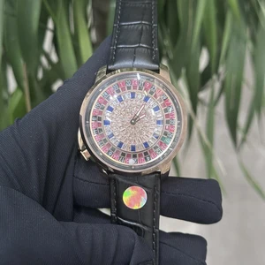 New High-quality Business Classic Elegant Fashion Men's Mechanical Watch Genuine Leather Waterproof Automatic Luxury Brand Watch