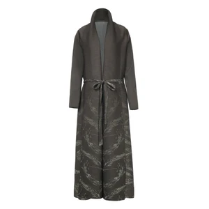 Fastest Delivery Service Women Muslim Dress 2024 Casual Pleated Abaya Women Clothing Abaya High Quality Printed Fabric