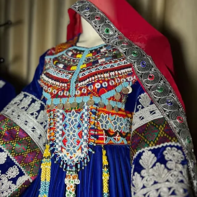 Handmade Afghan Vintage Banjara Dresses 2 Set Traditional Kochi Embroidered Outfits Ethnic Tribal Wear for Women Family Pack