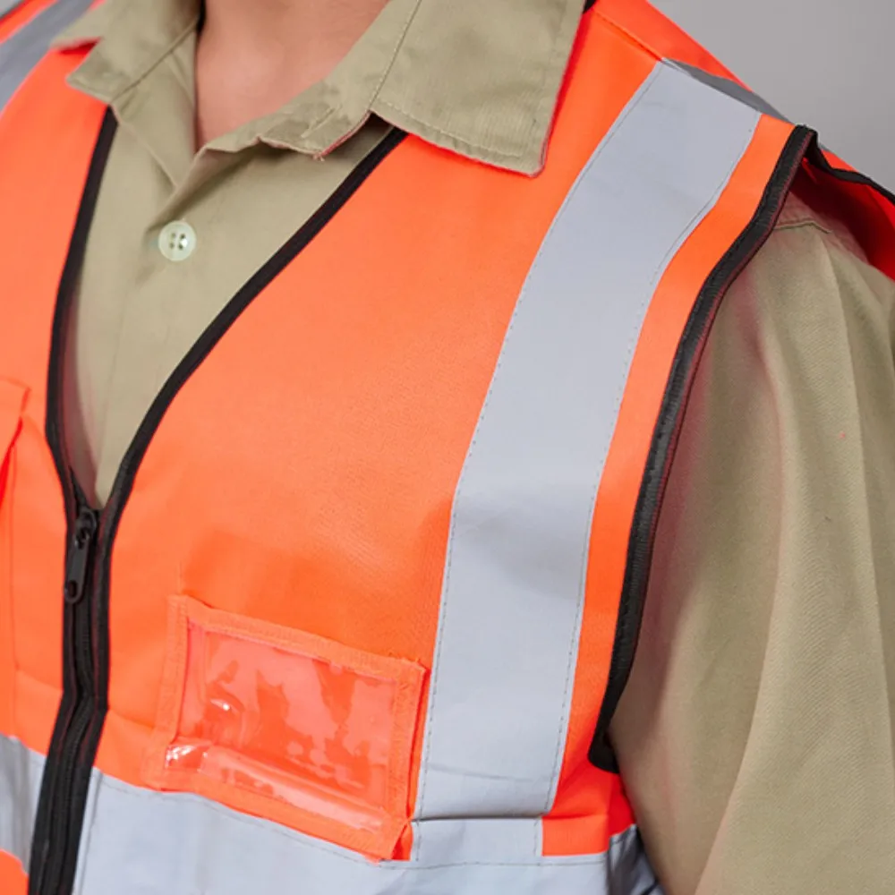 Versatile Reflective Safety Vests: Ideal for Construction, Traffic Control, Emergency Services to Enhance Visibility and Safety