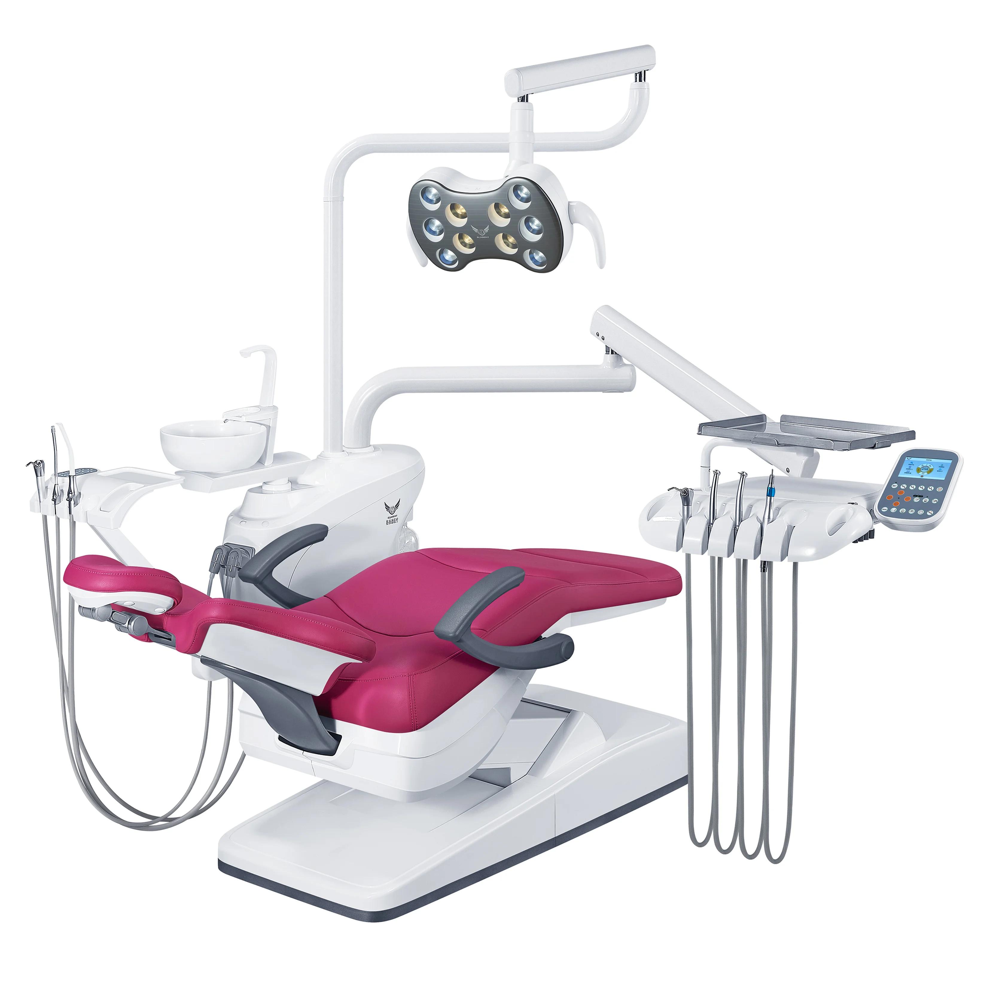 ISO 13485 Certified Dental Chair with Imported Hydraulic System & Triple-Color Patented Light