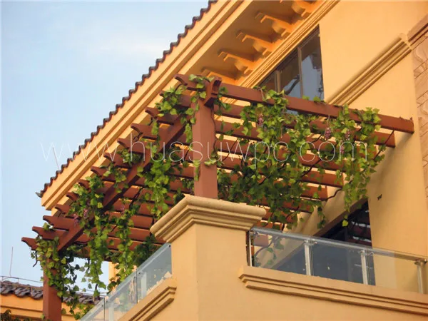 Upper Beam Railing Outdoor Railing Beam Waterproof Co-extrusion Composite Post WPC High ...