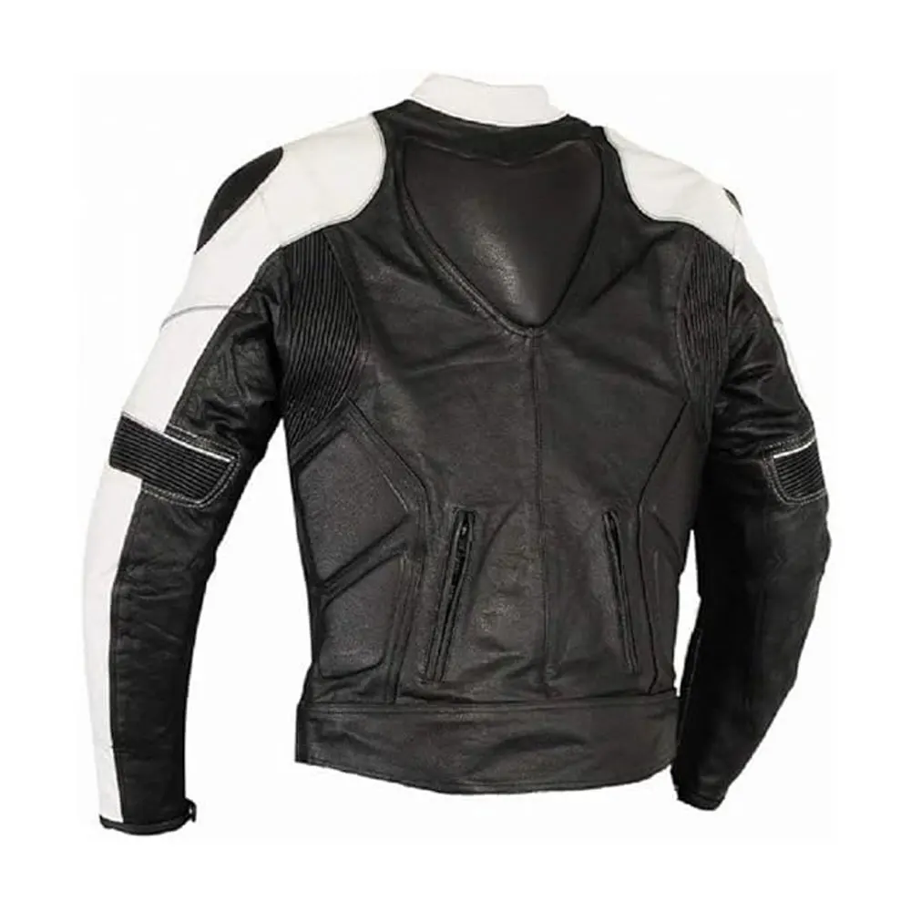 Moto Motorcycle with CE Armor Protection Biker Riding Jacket 2023 Customized Motorbike Genuine Leather Men Black High Quality