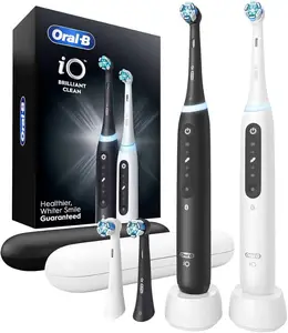 Oral-B IO Series 10 Electric Toothbrush With 3 Brush Heads, Violet Ametrine