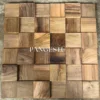Natural mixed wood brown tones