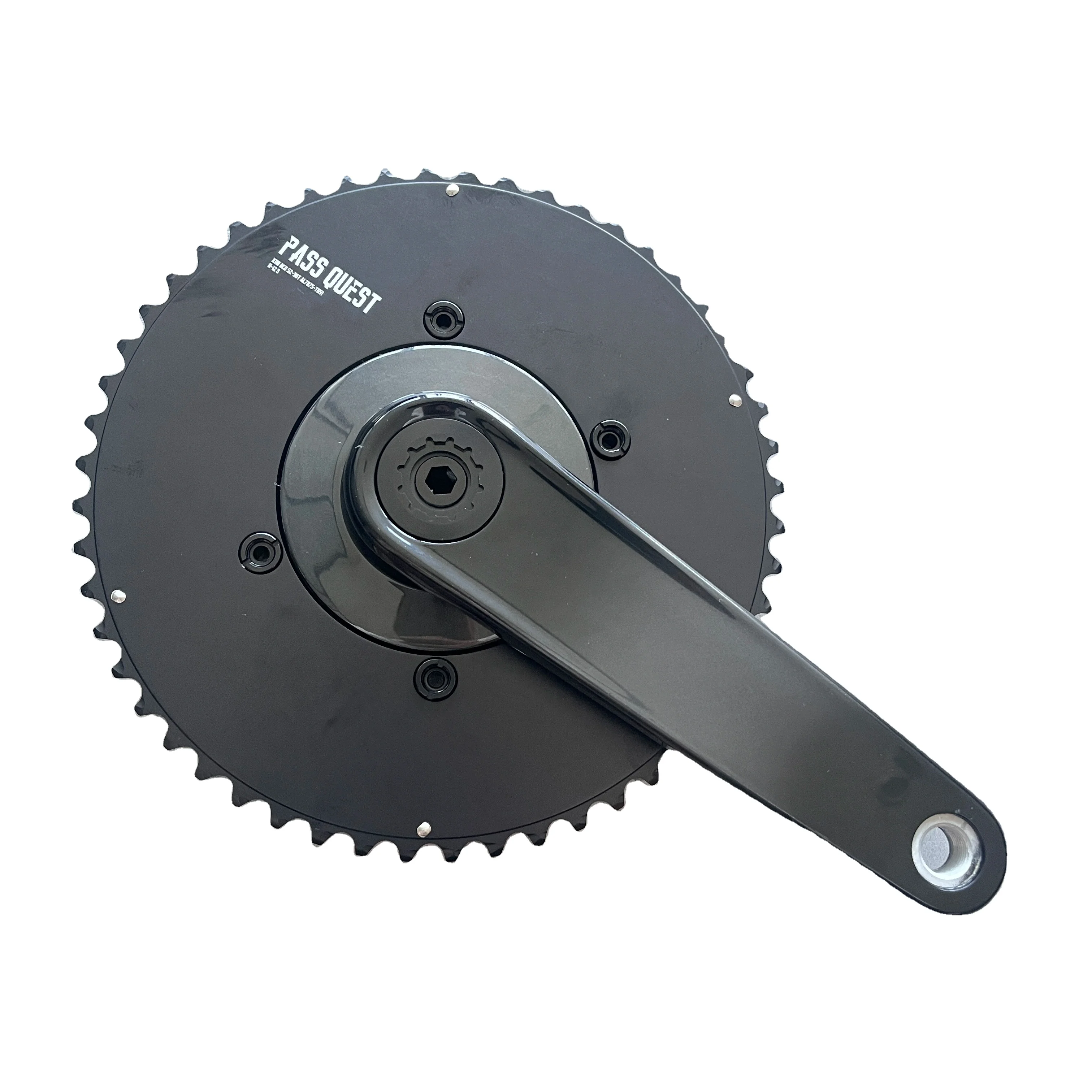 Road Bicycle Full Carbon Fiber Crankset 110BCD, Crank Arms 160