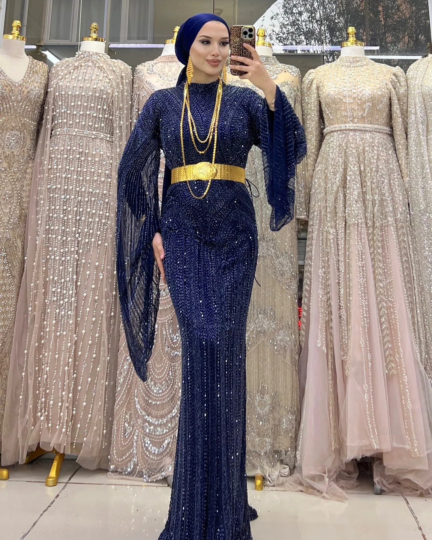 2025 Weddings Premium Moroccan Inspired Satin Bridal Gown Luxurious Lace  Pattern Vintage Elegant Maxi Party Dress Timeless