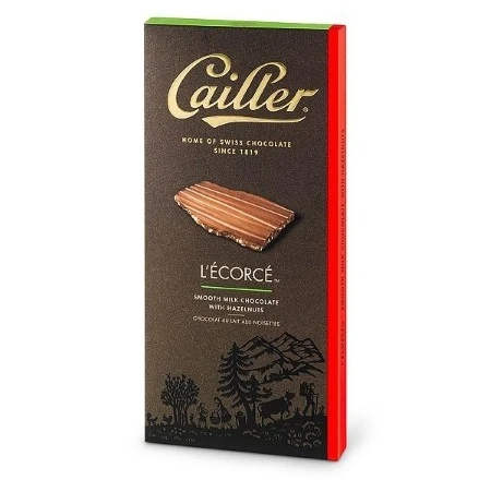 Шоколадный брусок Cailler Swiss с молоком и карамелизированными лесными