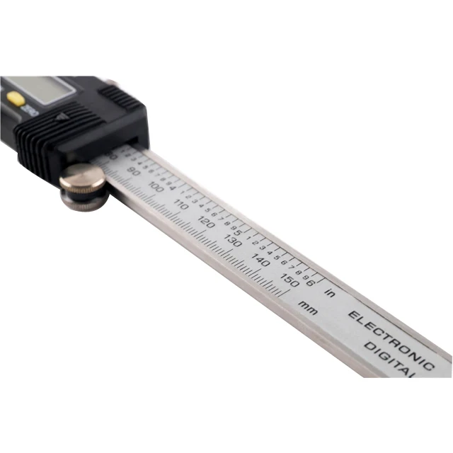 Цифровой измерительный штангенциркуль с нониусом из пластмассы данный товар может быть изготовлен на заказ OEM черным электронный цифровой дисплей