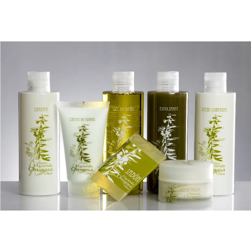 Top quality 250 ml spanish extra virgin olive oil Hacienda Ortigosas shampoo for private use supermarkets hostelry and gifting