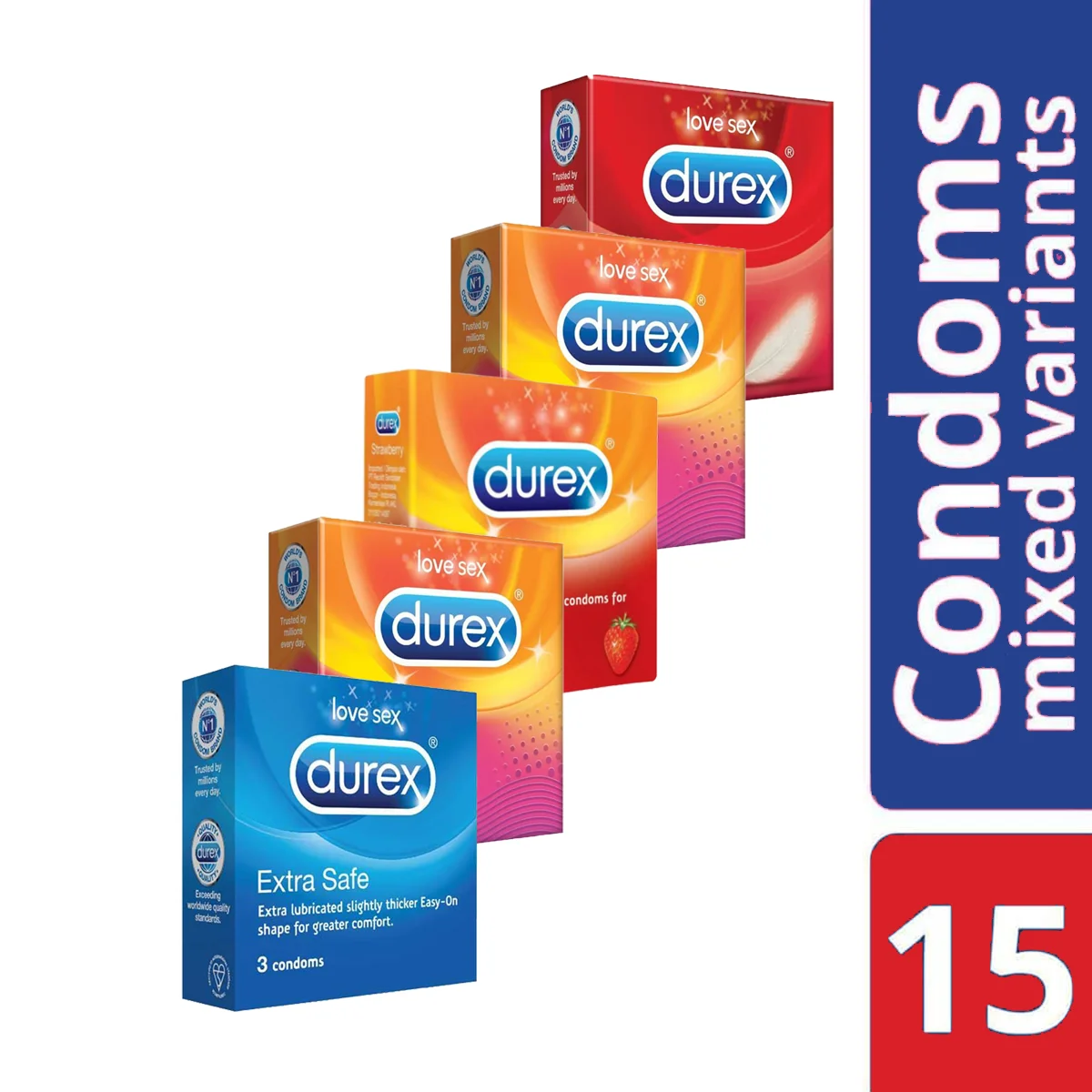 Durex Pleasure Me Condoms Ribbed & Dotted For Extra Stimulation Box
