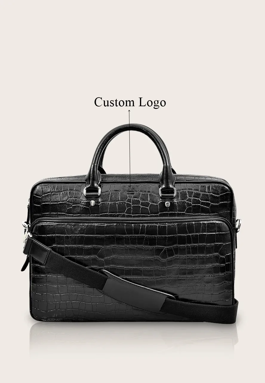 Wholesale Laptop Bag Black Genuine Leather Bag For Men Leather 16 ...