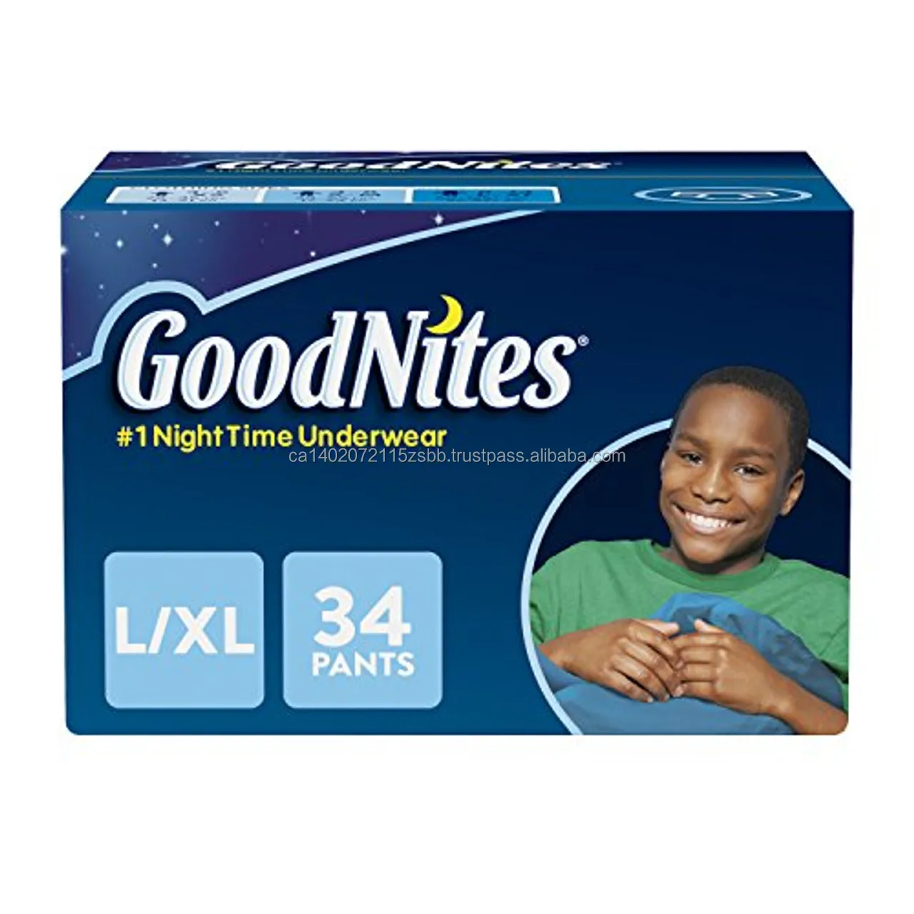 Goodnites Underwear Nighttime For Infants Comfort L/xl (60125+ Lbs