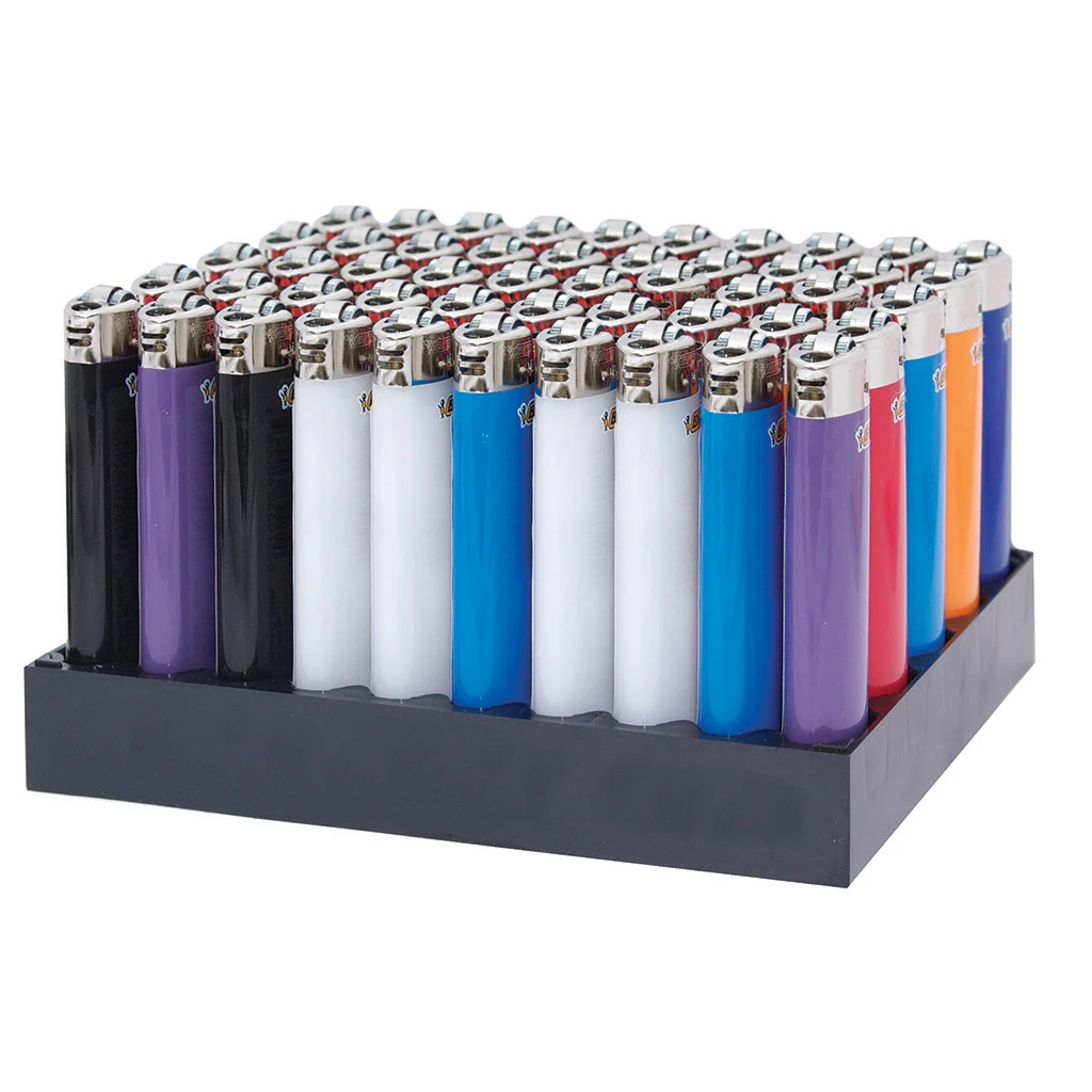 B.i.c Pocket Lighter Classic Maxi Mini Assorted Colors 53 Count Safe