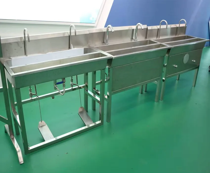 Stainless steel hand wash sink sink for food processing plant