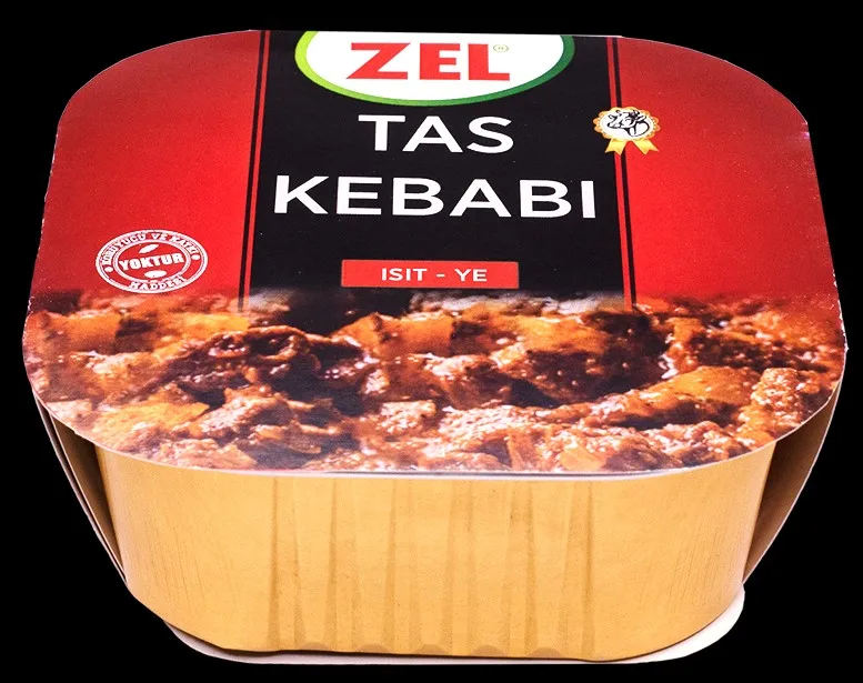 Zel Tas Kebab 250 Grams Ready To Eat Sterilized Cooked Beef Meal Heat