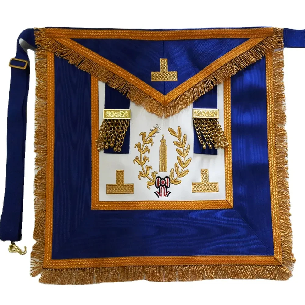 2024 New Masonic Regalia White Plain Masonic Apron Customized Hand ...