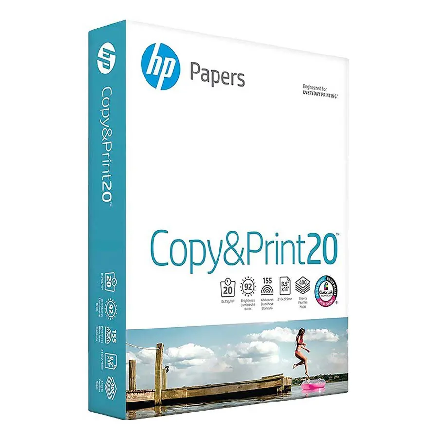 Factory Sale Hp A4 Copy Paper | Wood Pulp A4 70 80gsm Smooth High Brightness White A4 Office Paper | Hp Printer Paper