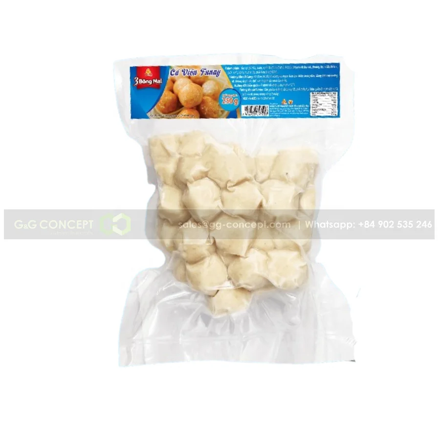 Frozen Fish Balls Food Suitable With Flavor All Age Quick Defrost